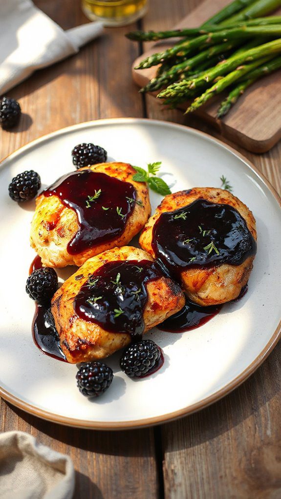 balsamic chicken with sauce balsamic chicken with sauce