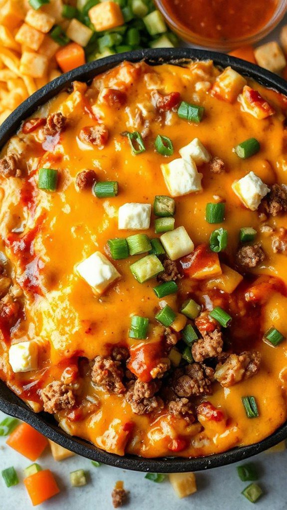 bbq cheesy hamburger casserole bbq cheesy hamburger casserole
