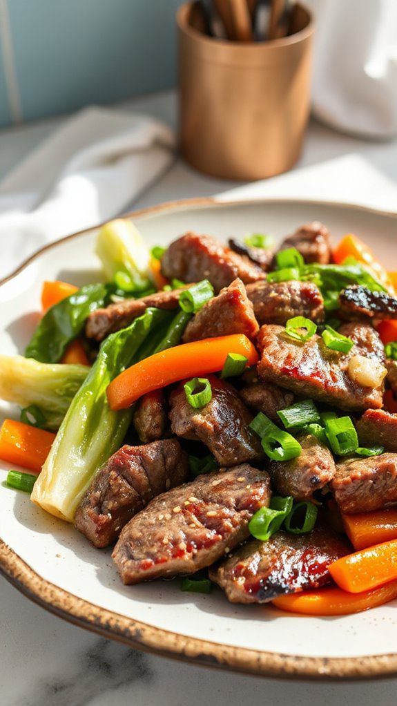 beef and bok choy beef and bok choy