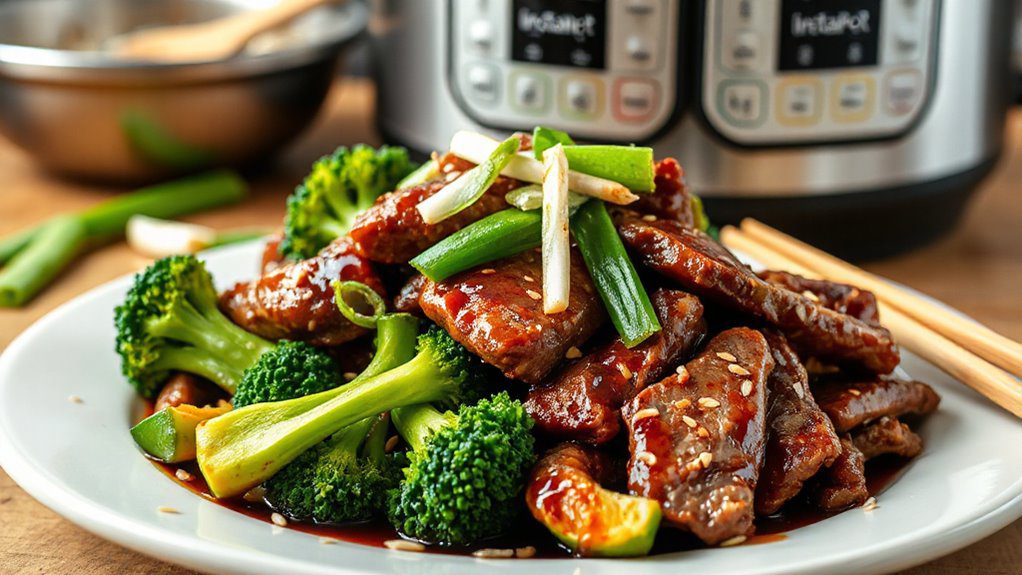 beef and broccoli dish