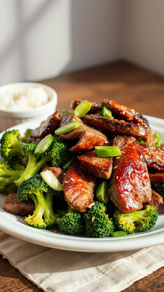 beef and broccoli stir fry