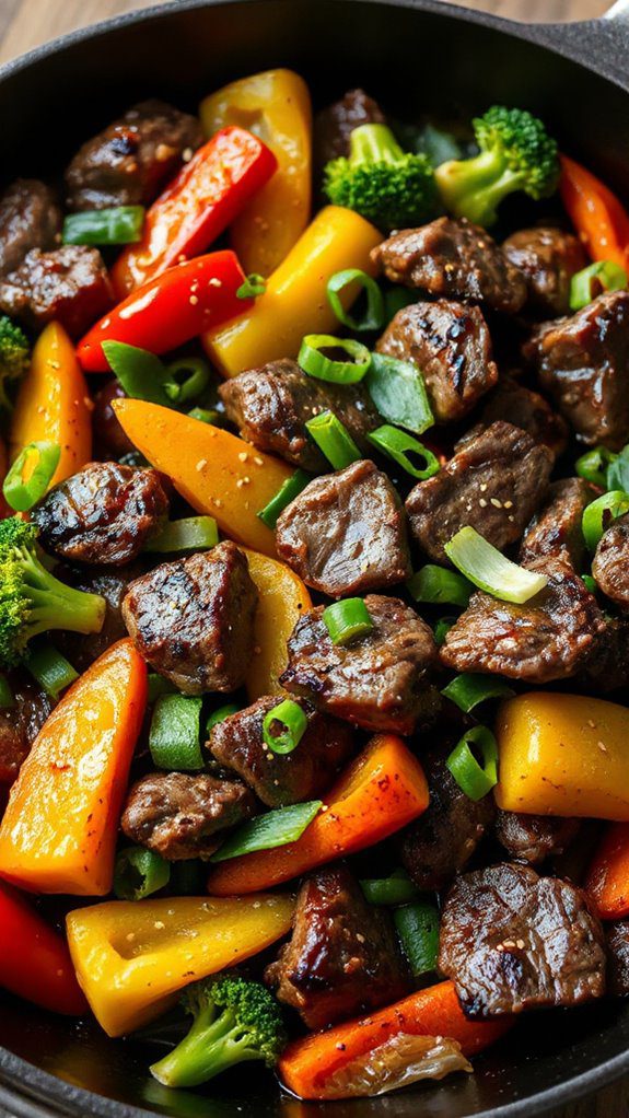 beef and vegetable dish