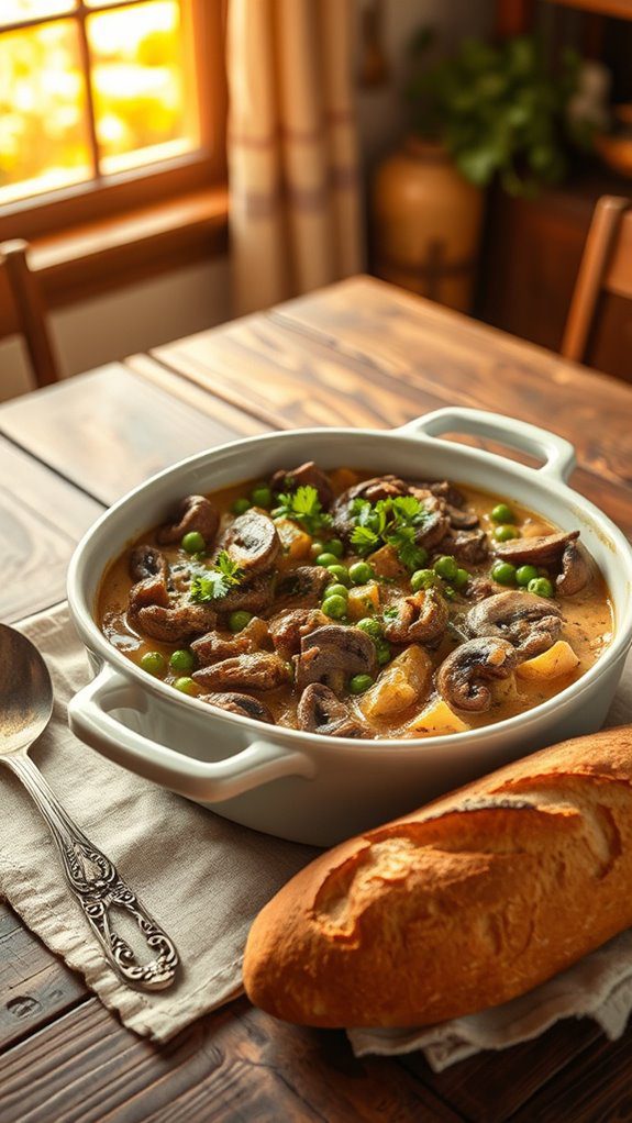 beef casserole with stroganoff beef casserole with stroganoff