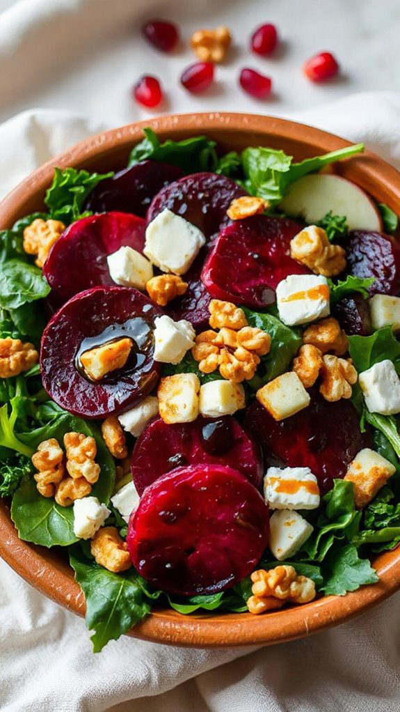 beet and cheese salad