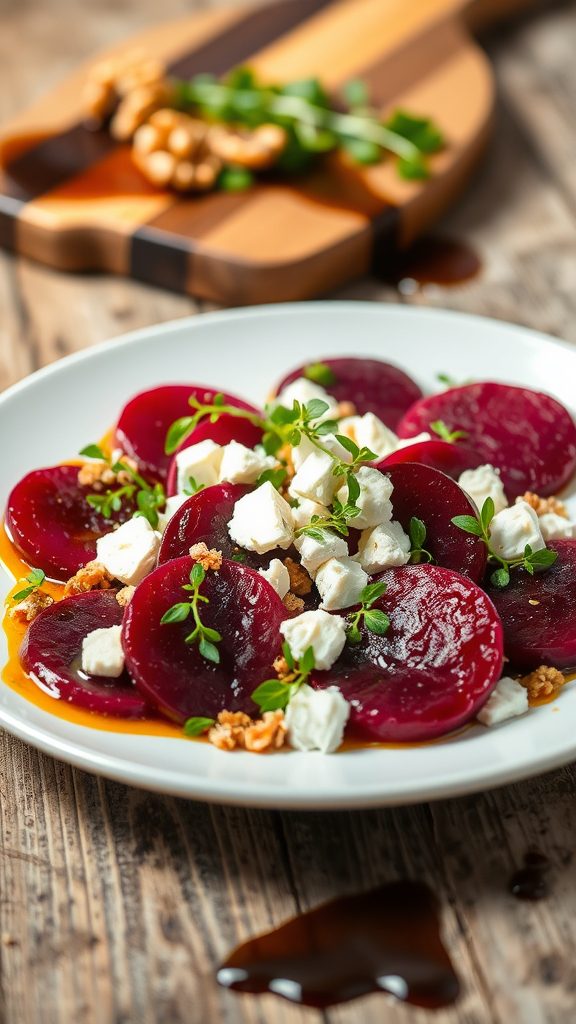beet and cheese salad