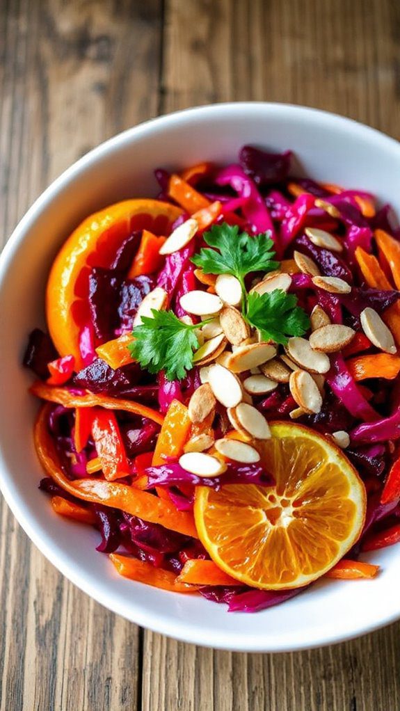 beet and citrus salad