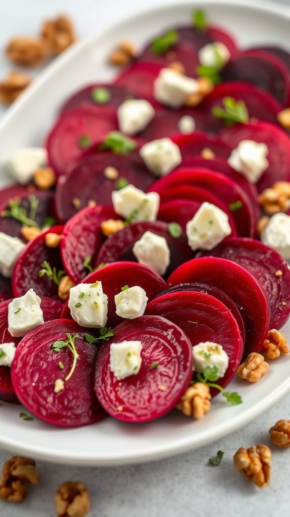 beet salad with cheese