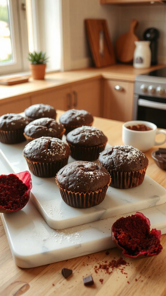 beetroot chocolate muffins recipe
