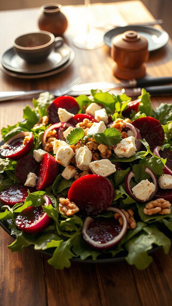 beets and cheese salad