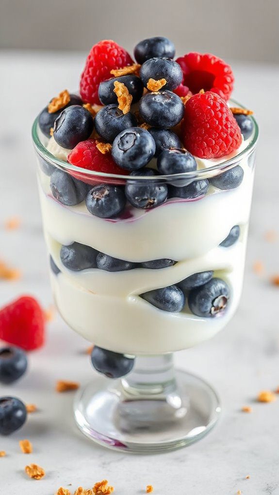 berry greek yogurt parfait