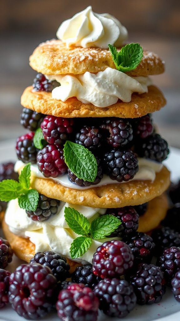 blackberry mint dessert recipe