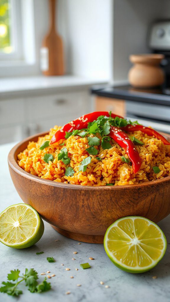 bold flavored rice bowl