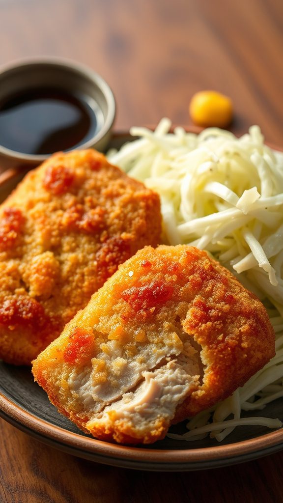 breaded pork dish breaded pork dish