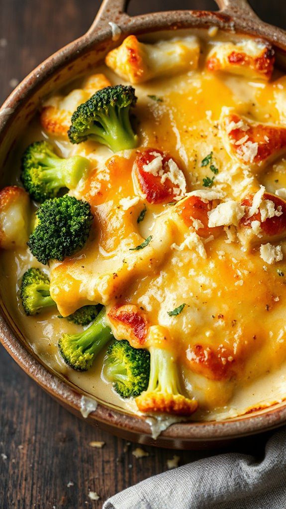 broccoli cauliflower cheesy bake