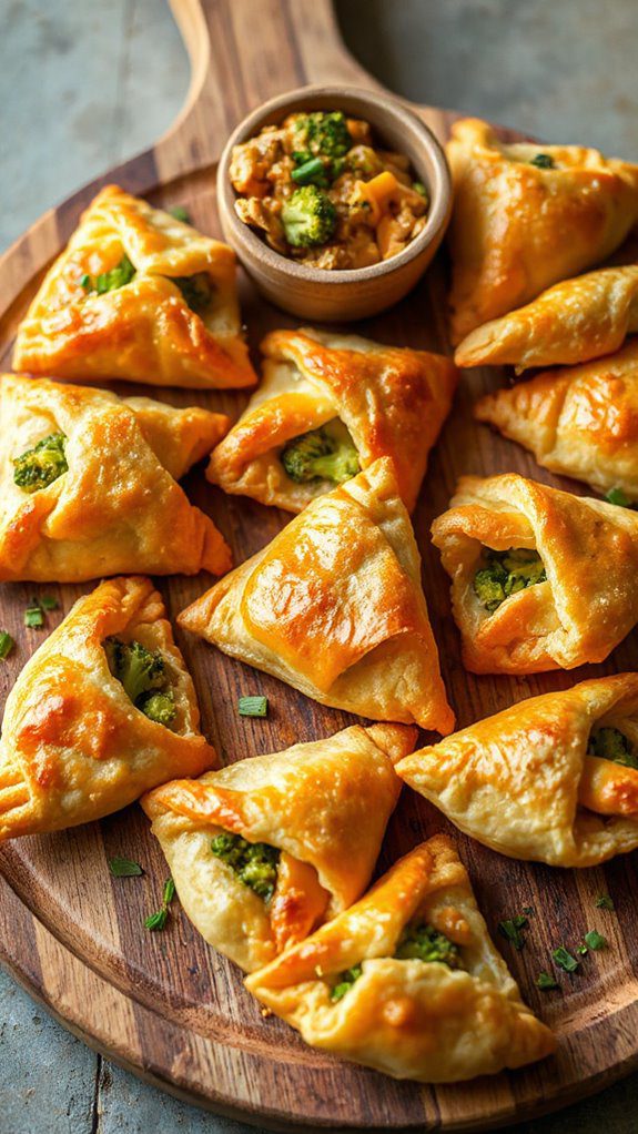 broccoli cheddar puff pastry