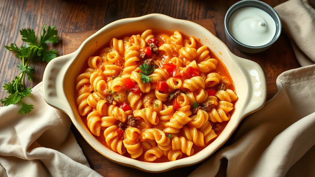 buffalo ranch hamburger casserole buffalo ranch hamburger casserole