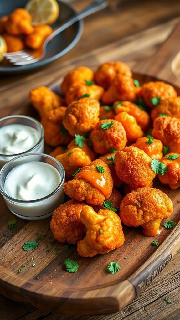 buffalo style cauliflower bites buffalo style cauliflower bites