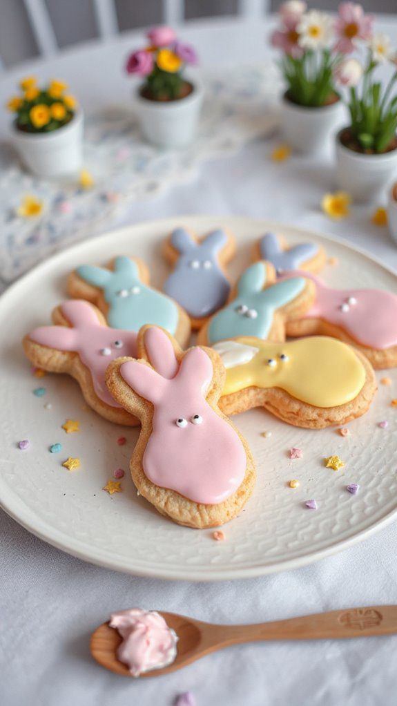 bunny shaped cookie sandwiches recipe
