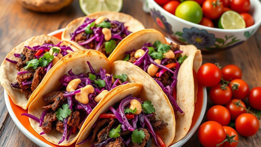 burger flavored taco delight