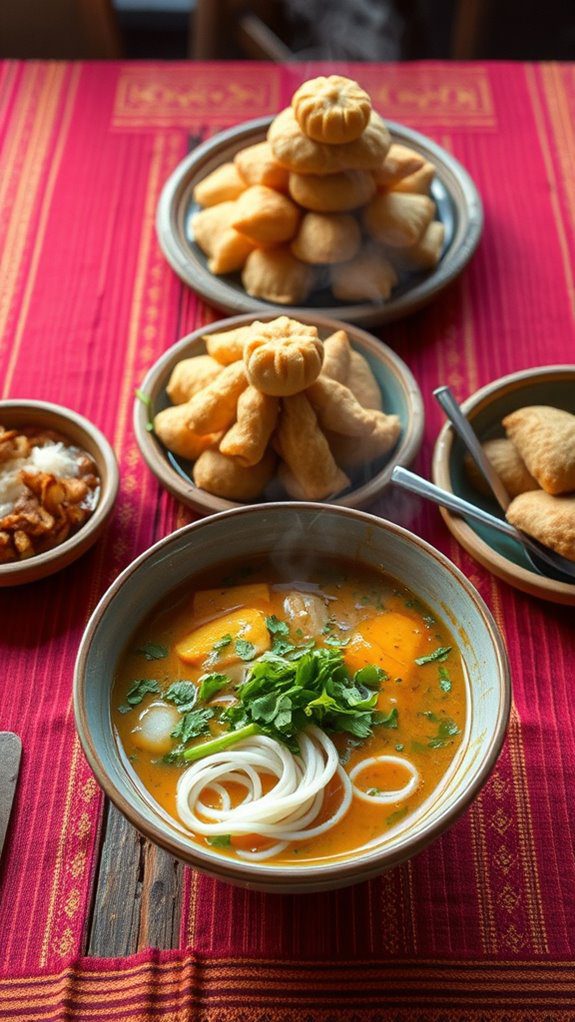 burmese fish soup dish