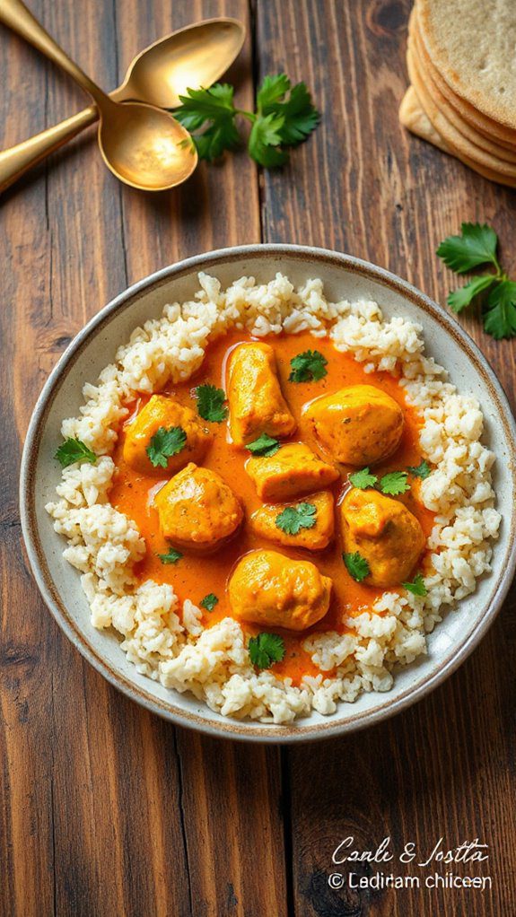 butter chicken with cauliflower butter chicken with cauliflower