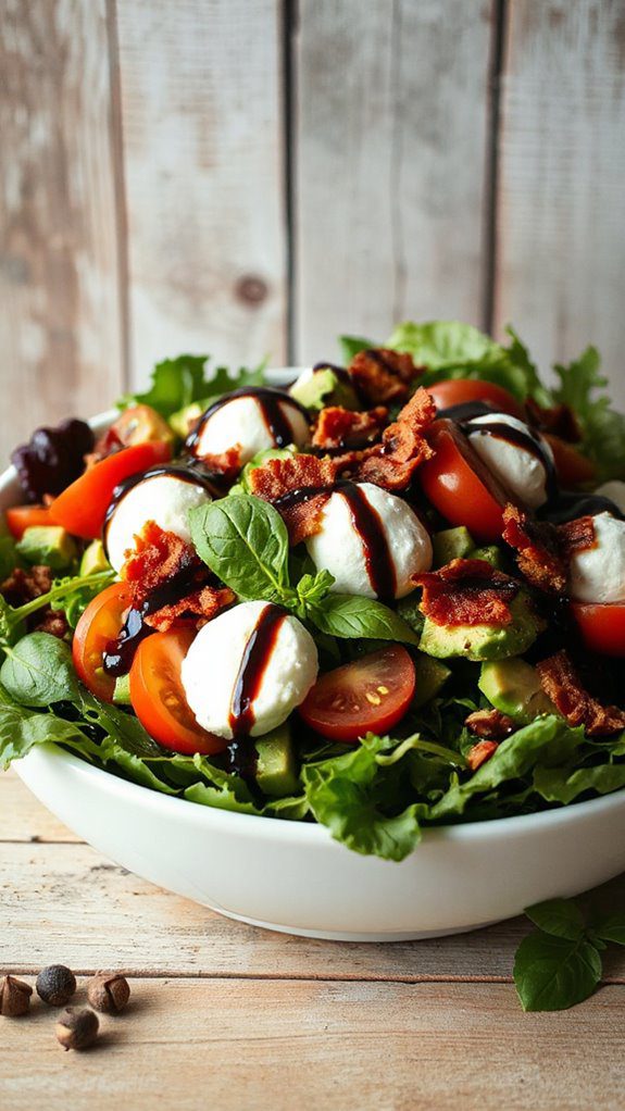 caprese inspired cobb salad