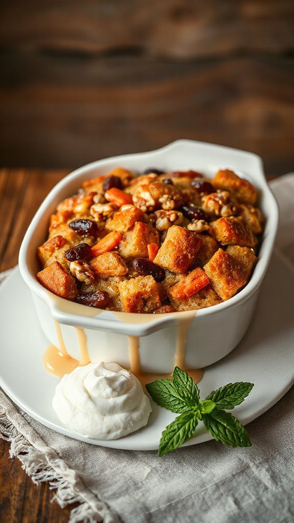 carrot cake bread pudding