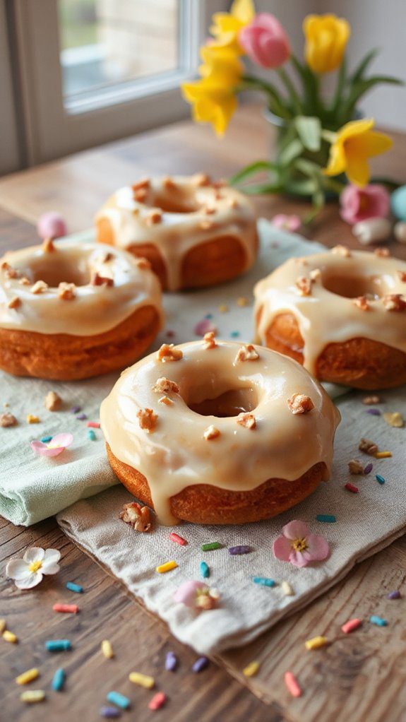 carrot cake flavored donuts