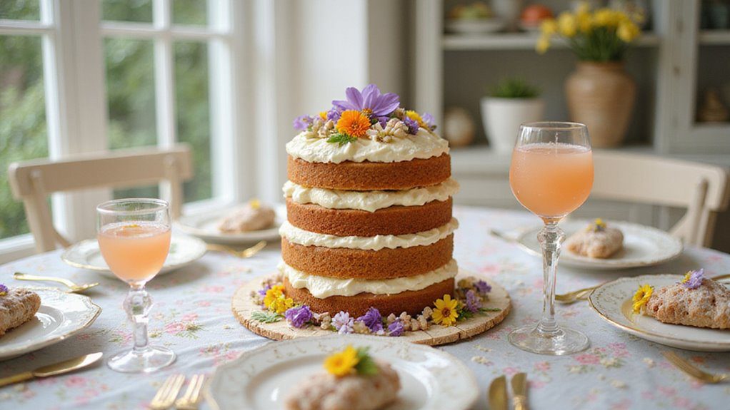 carrot cake with frosting