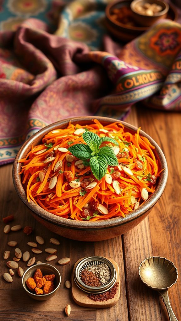carrot salad with sweetness