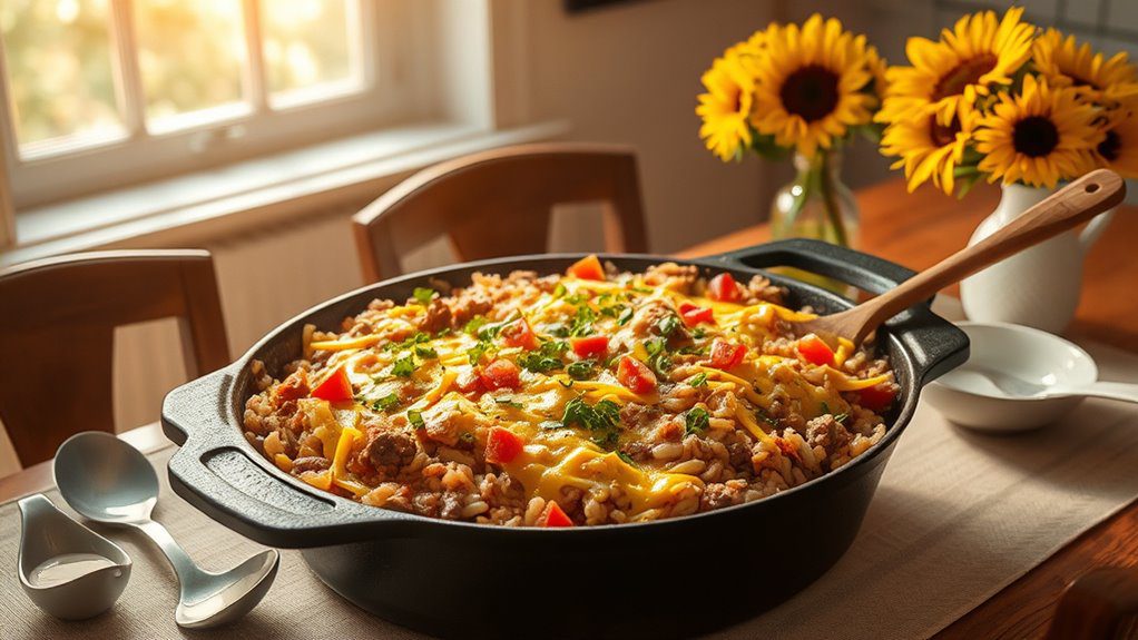 casserole with hamburgers and rice casserole with hamburgers and rice