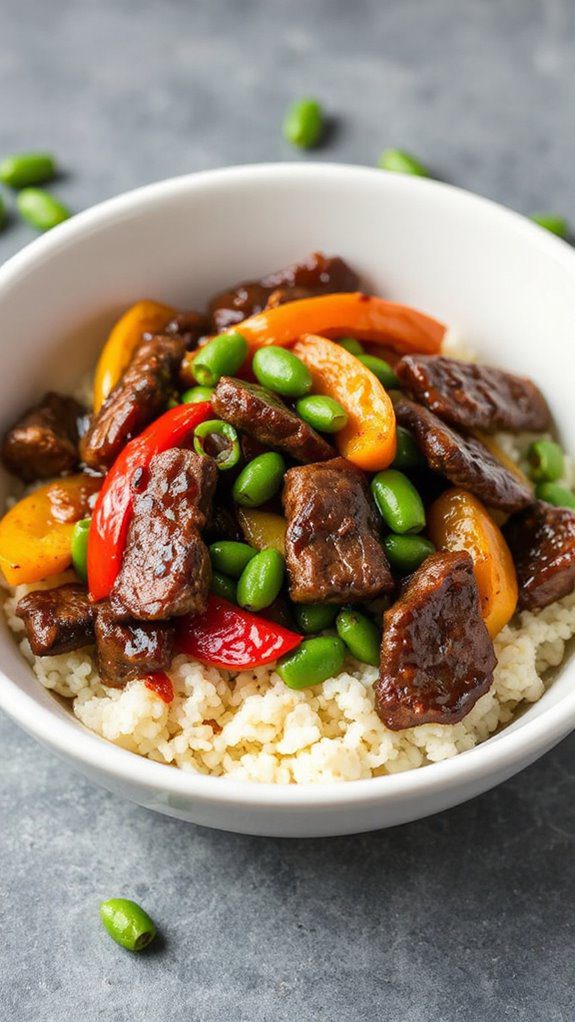 cauliflower beef stir fry recipe