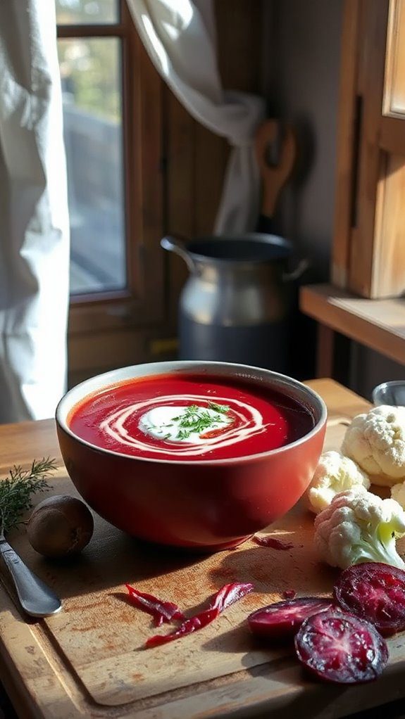 cauliflower infused russian borscht cauliflower infused russian borscht