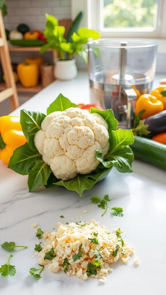 cauliflower replaces traditional rice cauliflower replaces traditional rice