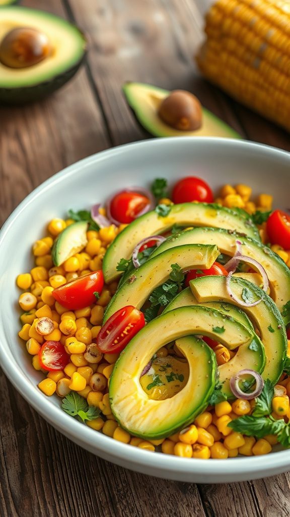 charred corn avocado delight charred corn avocado delight