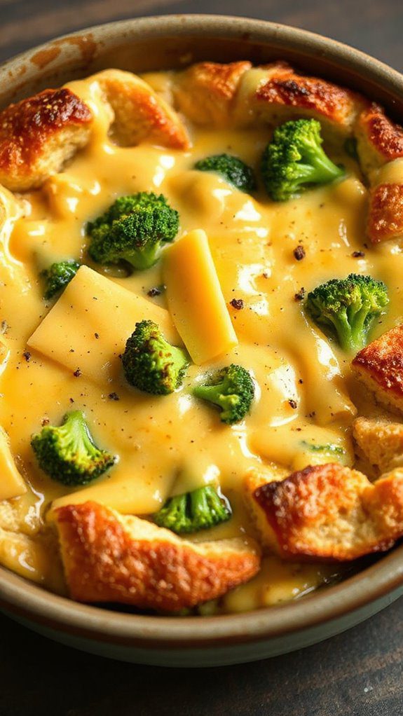 cheesy broccoli cheddar dish