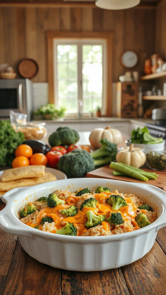 cheesy broccoli rice dish cheesy broccoli rice dish