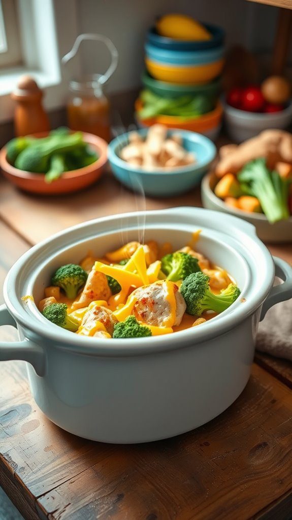 cheesy chicken broccoli casserole