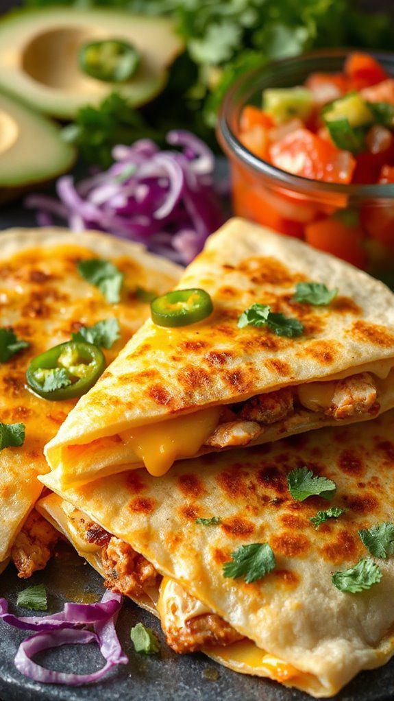 cheesy chicken quesadilla recipe cheesy chicken quesadilla recipe