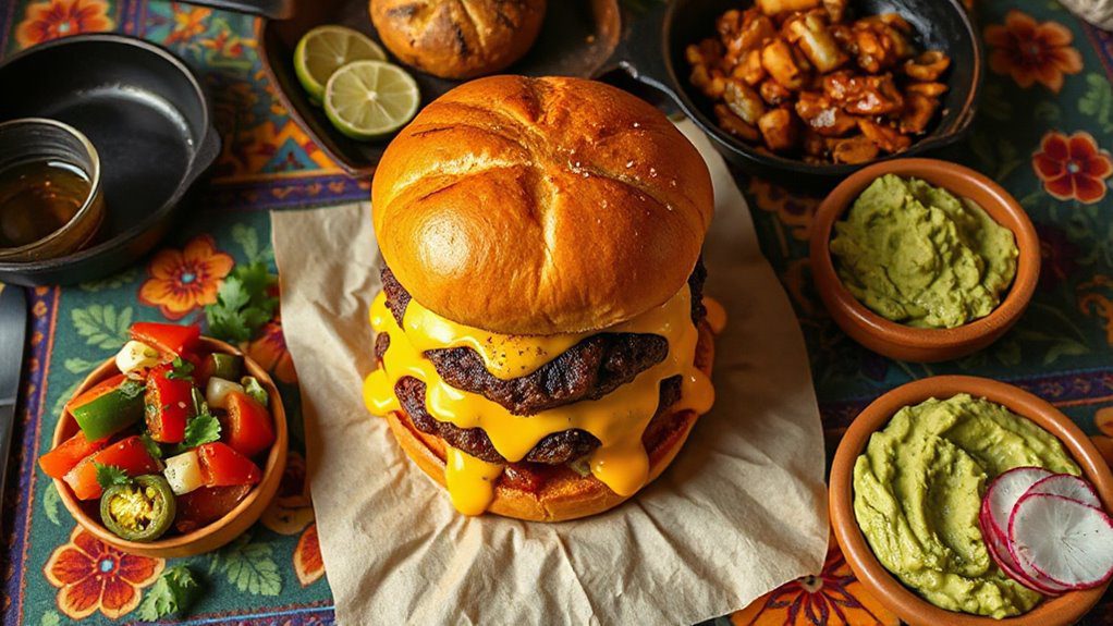 cheesy melted burger delight cheesy melted burger delight