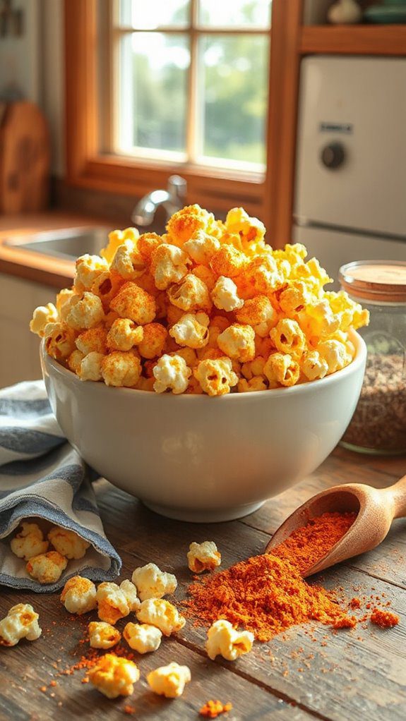cheesy popcorn for microwaving
