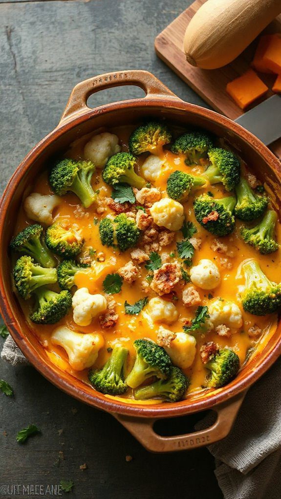 cheesy vegetable casserole recipe