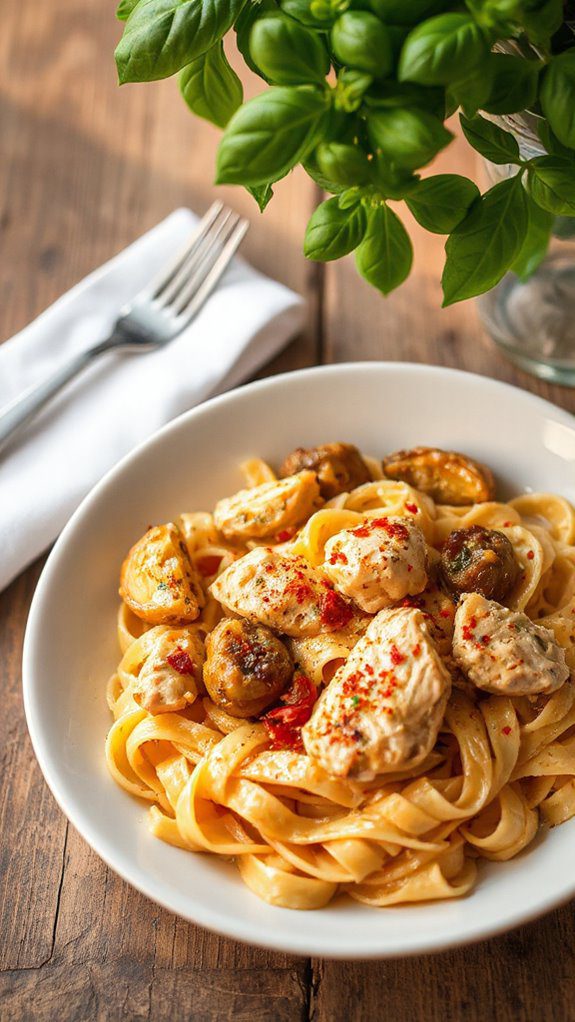 chicken and artichoke pasta