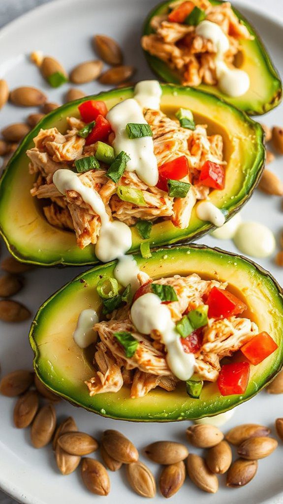 chicken avocado with dressing chicken avocado with dressing