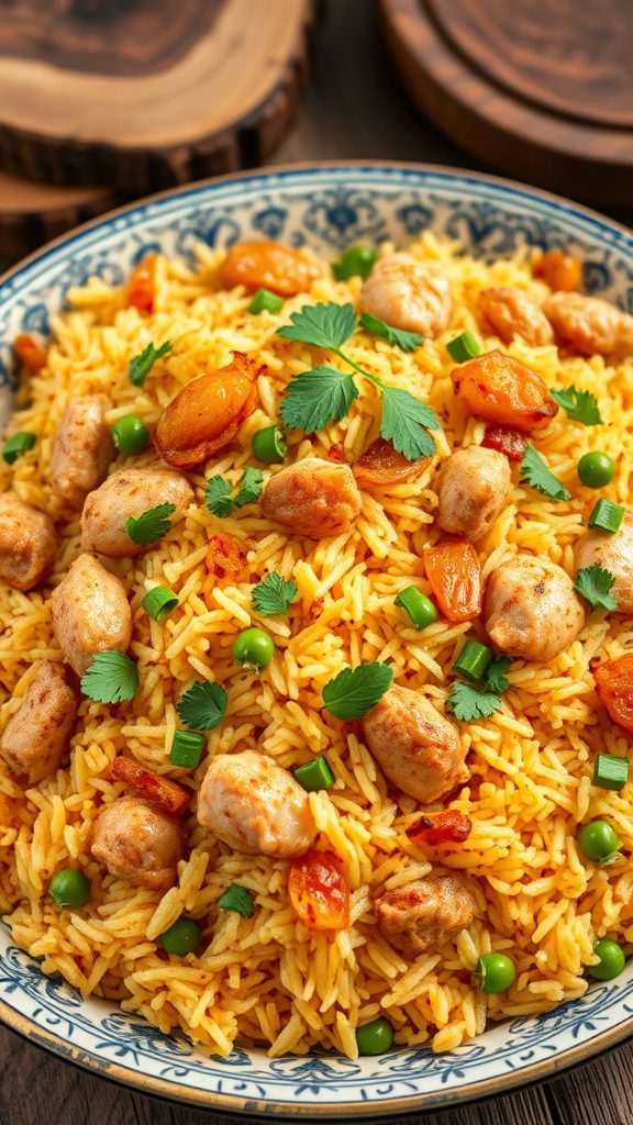 chicken biryani rice recipe