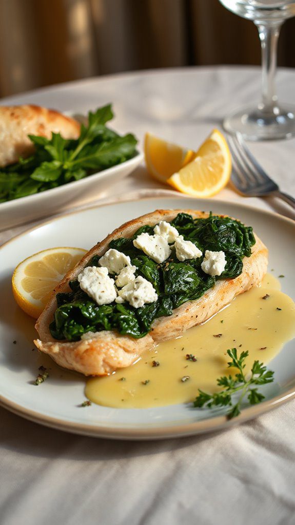 chicken breast filled with spinach
