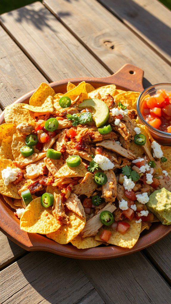 chicken loaded nacho platter chicken loaded nacho platter