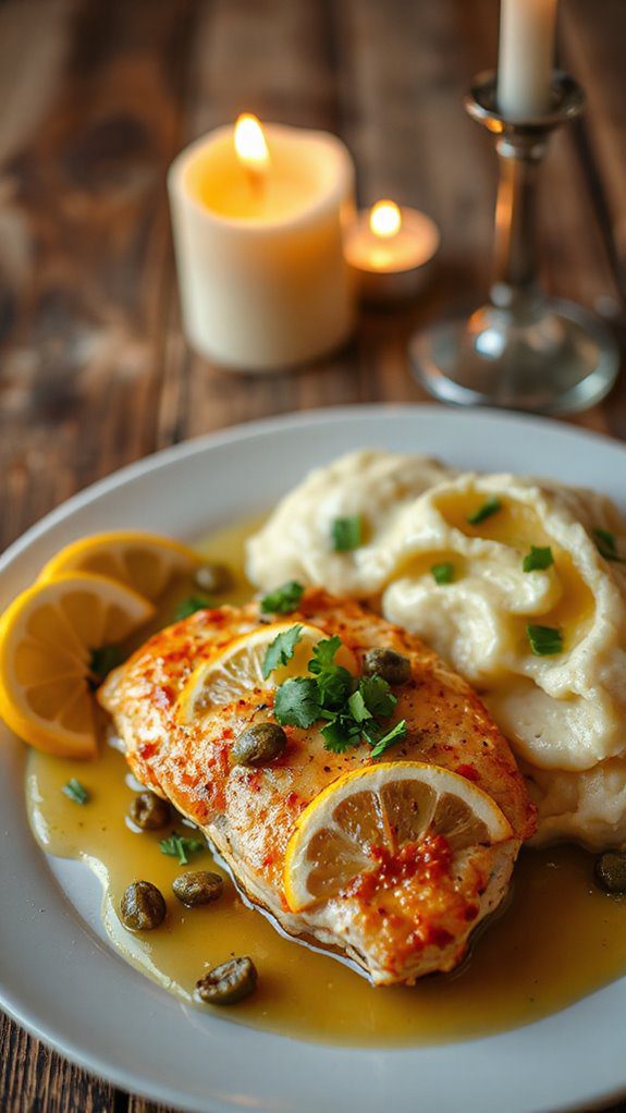 chicken piccata and potatoes chicken piccata and potatoes