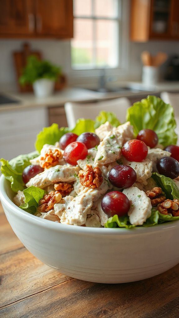 chicken salad with grapes