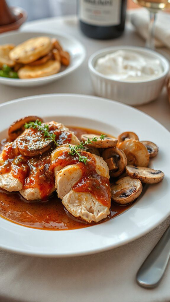 chicken with marsala mushrooms chicken with marsala mushrooms